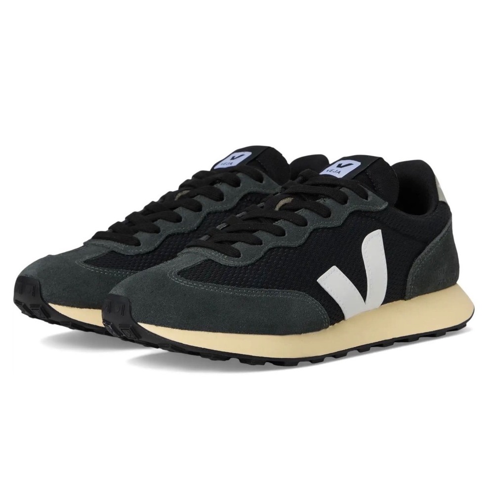 Veja Rio Branco Alveomesh Sneakers Womens 8 EUR 39 Black White